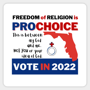 Prochoice in Florida Vote 2022 Sticker